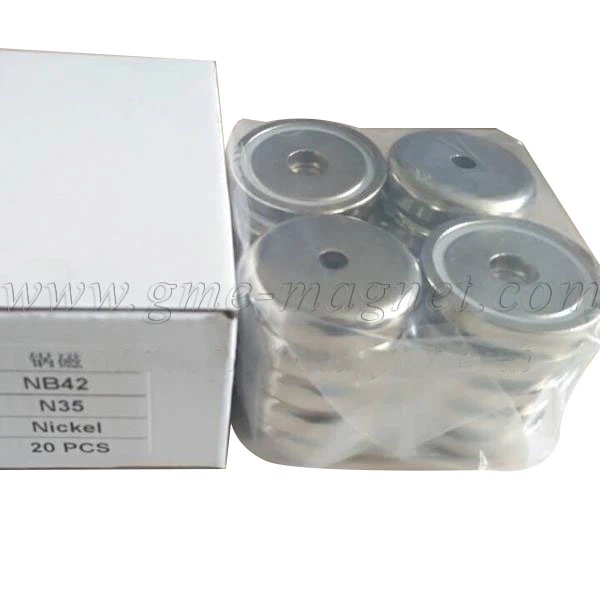 Neodymium pot magnet 60mm cup magnet strong pot magnet